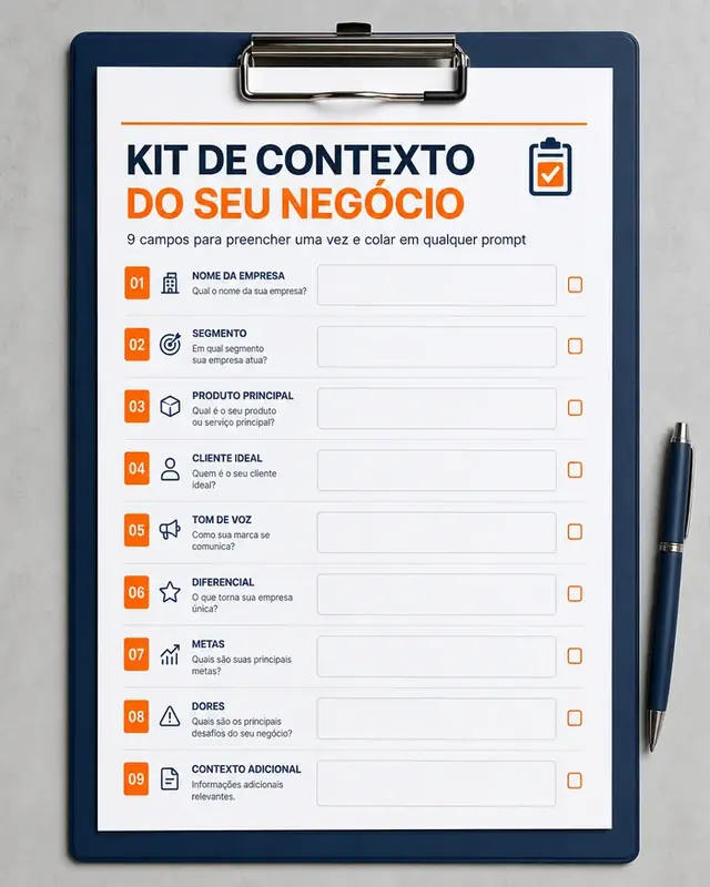 Kit de Contexto do seu negócio